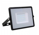 Proiector LED V-TAC 30W, Alb Natural, Negru, Exterior, Clasa Profesionala, Chip Samsung