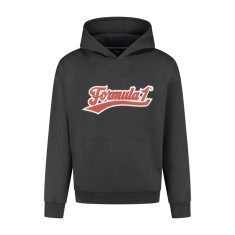 Formula 1 hanorac de bărbați cu glugă Heritage Graphic black F1 Team 2025 - S