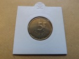 Belgia ( Belgique ) 5 Franci 1993, Europa, Bronz-Aluminiu