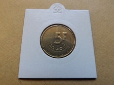 Belgia ( Belgique ) 5 Franci 1993 foto
