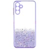 Husa Samsung Galaxy A13 5G, TPU Gradient Glitter, Lavender, Protectie Telefon
