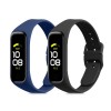 Curele Silicon Kwmobile Samsung Galaxy Fit 2 (Albastru/Negru) - Set 2, Curea Reglabila Fitness