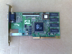 Placa video calculator ATI 3D Rage IIC AGP foto