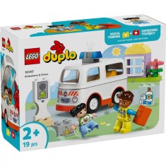 LEGO DUPLO AMBULANTA SI SOFER 10447 foto