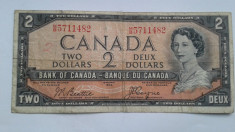 Canada 2 Dollars 1954 foto