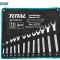 Set 12 chei combinate TOTAL Industrial - 6-24mm
