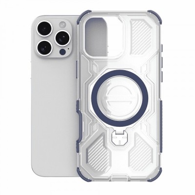 Husa pentru Motorola Edge 60 Fusion / Edge 60, Techsuit, Carbon Shield Pro, Albastra foto