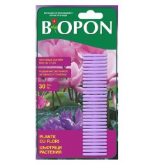 BIOPON 1041 - ingrasamant plante cu flori batoane 30 buc