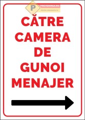 Semne pentru camera de gunoi foto