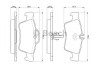 Set placute frana,frana disc MERCEDES E-CLASS T-Model (S212) (2009 - 2016) BOSCH 0 986 424 699