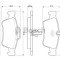 Set placute frana,frana disc MERCEDES E-CLASS T-Model (S212) (2009 - 2016) BOSCH 0 986 424 699
