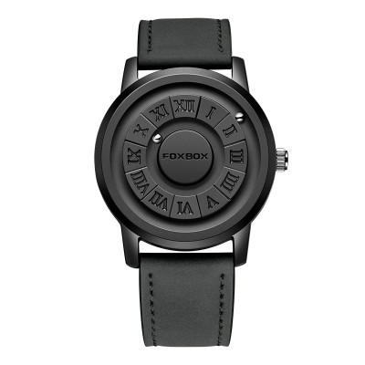 Ceas barbati de mana Fox Box Creativ Quartz Casual Magnetic Analog Fashion Piele foto