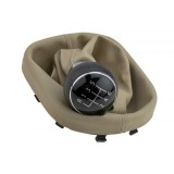 Nuca schimbator cu manson Vw Caddy 2 2004-2010, Touran 2003-2011, 6 trepte, -Bej, GZB-VW-022