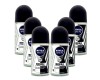 Set 6X Antiperspirant Roll-on Men Black&amp;White Invisible Original 50ml Nivea
