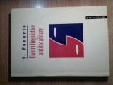 I. Funeriu - Eseuri lingvistice antitotalitare (Editura Marineasa, 1998)