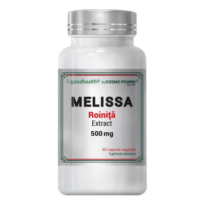 Melissa Extract 500 miligrame 60 capsule Cosmo Pharm foto