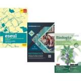 Pachet Bacalaureat 2026. Eseul. Pregatire individuala pentru proba scrisa, i Matematica. Filiera tehnologica, Servicii si Biologia pe intelesul tuturo