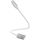 Cablu de transfer date Hama 178284, 480Mbit/s, USB-USB type C, 20 cm, Alb