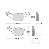 MBS Bremsklotz Standard TRW, Alternative: 7379431, Cod Produs: 7873268MA