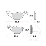 MBS Bremsklotz Standard TRW, Alternative: 7379431, Cod Produs: 7873268MA