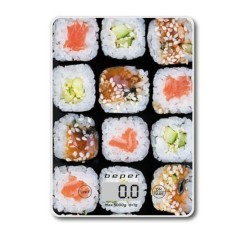 Cantar de bucatarie Beper, 5 kg, functie TARA, model sushi