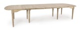 Cumpara ieftin Masa extensibila lemn natur Bedford 153/382 cm x 120 cm x 78 h