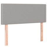 Cumpara ieftin Tablie de pat, gri deschis, 100x5x78/88 cm, textil