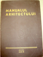 MANUALUL ARHITECTULUI - E. NEUFERT - 1948 foto