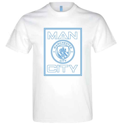 Manchester City tricou de bărbați Square white - L foto