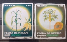 Mexic 1982 plante flori serie nestampilat