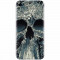 Husa silicon pentru Apple Iphone 6 / 6S, Abstract Skull Artwork Illustration