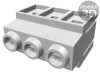 HARTING Conector Regleta PCB 90&deg; 3 Piste THT 10.16mm 600V 60A Poliamida