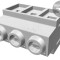 Conector regletă PCB 90&deg; 3 piste