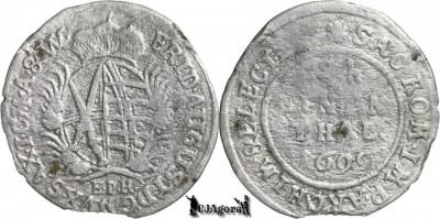 1699 EPH, 1&amp;frasl;24 Thaler - Frederic Augustus I - Principatul Elector al Saxoniei foto