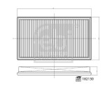 FEBI BILSTEIN 182130 Filtru aer