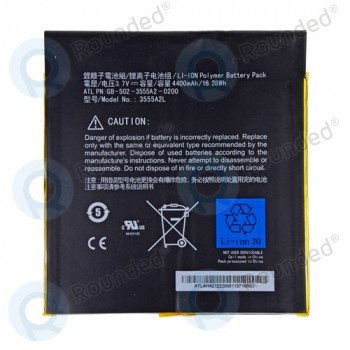 Baterie Amazon 3555A2L 4400mAh Li-Polymer foto