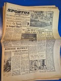 ziarul sportul popular 8 noiembrie 1966 - hochei pe gheata la patinoarul 23 august