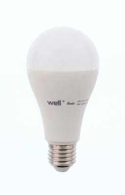 Bec cu LED A65 E27 15W 1200lm 230V lumina naturala 4000K Basic Well foto