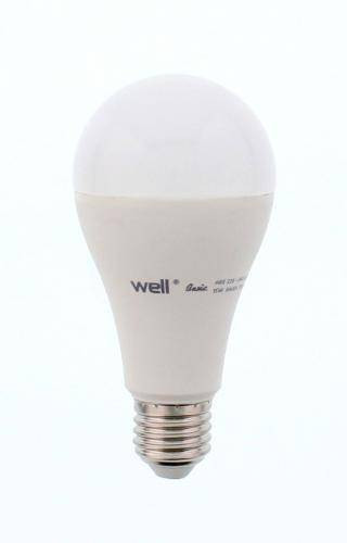 Bec cu LED A65 E27 15W 1200lm 230V lumina naturala 4000K Basic Well