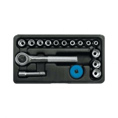 Trusa chei tubulare 1/4&quot; 4 - 13 mm 16 piese Vorel 58160