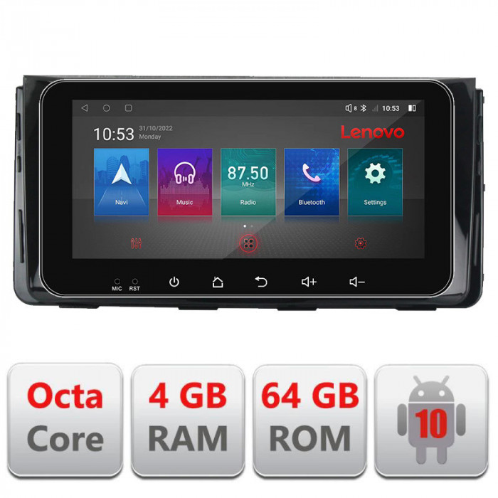 Navigatie dedicata Hyundai H350 2016- Android radio gps internet 4+64 Lenovo ecran 10.33&quot; CarStore Technology