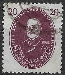 Germania DDR 1950 - timbru stampilat foto