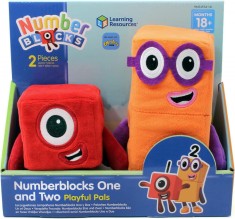 Set mascote din plus Numberblocks - Unu &amp; Doi PlayLearn Toys