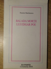 BALADA MORTII LUI EDGAR POE-PERICLE MARTINESCU foto