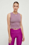 Under Armour top de antrenament culoarea violet