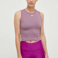 Under Armour top de antrenament culoarea violet