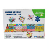 Puzzle educativ - Trenuletul 123 | Happyschool