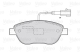 VALEO 301721 FIRST set placute frana,frana disc