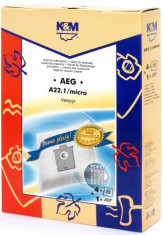 Sac aspirator AEG GR 22 24 25, sintetic, 4 saci + 1 filtru, KM foto