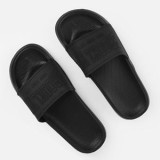 Slapi tip Slides pentru bărbați, Negri, Talpă Reliefată, CMCLASS